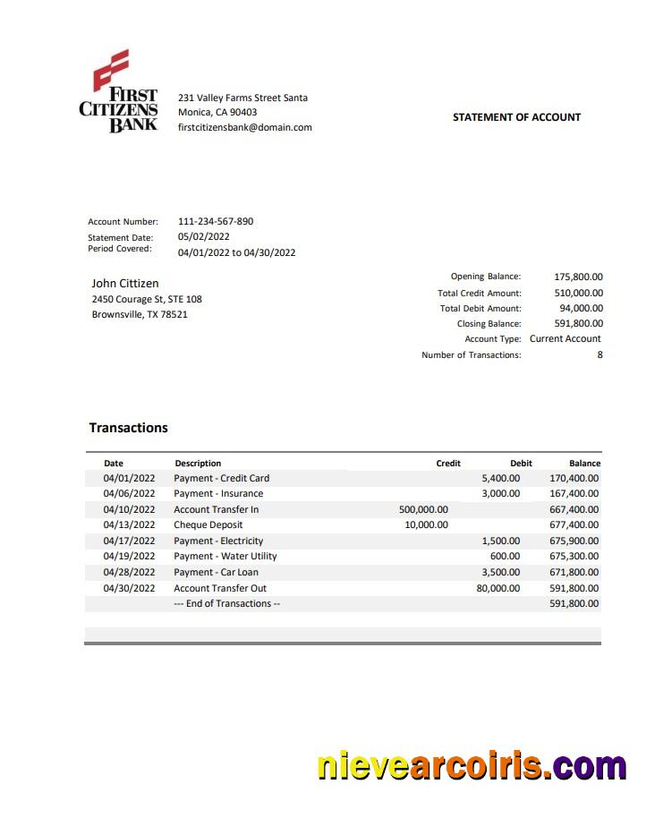 USA First Citizens Bank